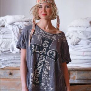 Magnolia Pearl Black Sabbath trust tee. EUC. OSFM